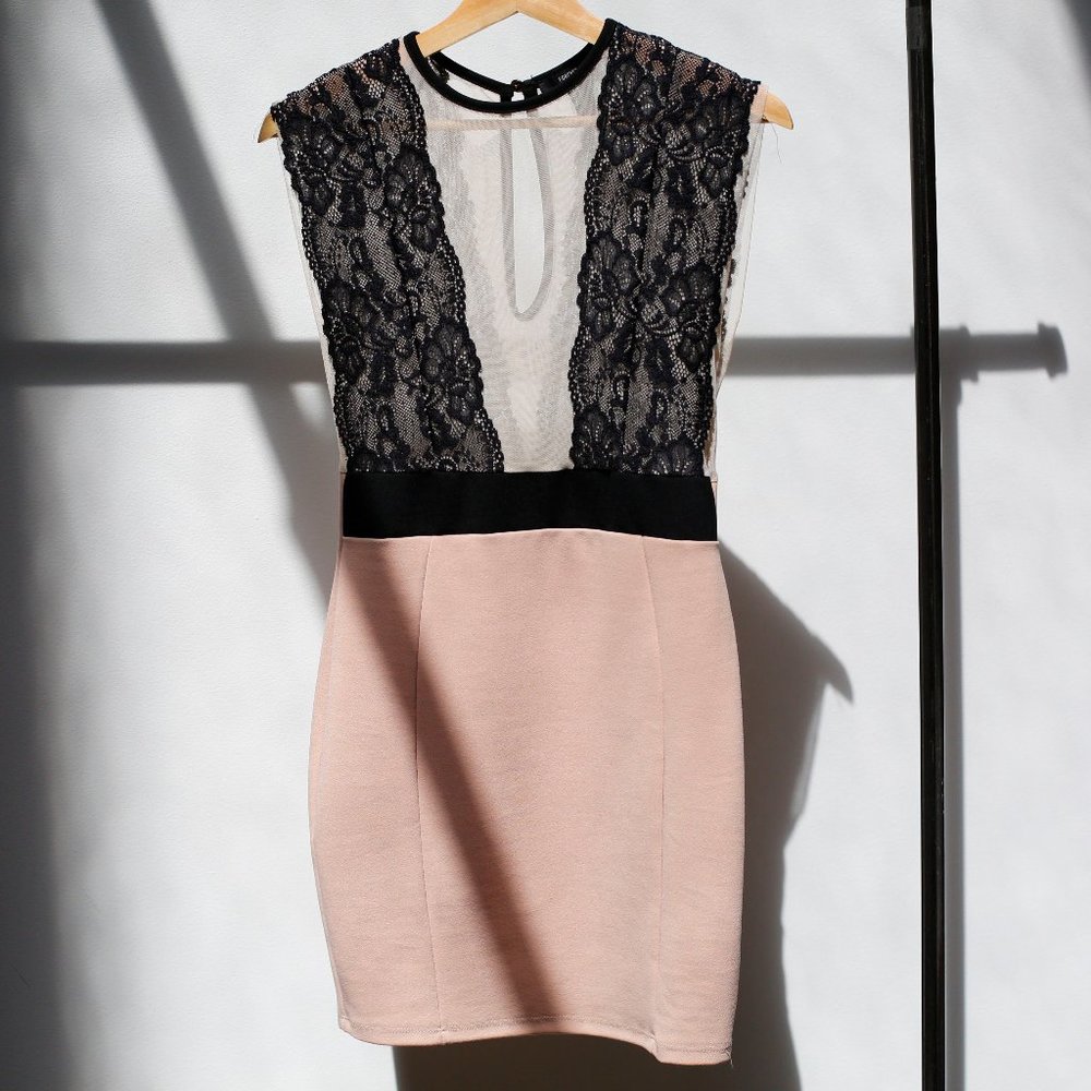 Forever 21 Bodycon see-thru dress
